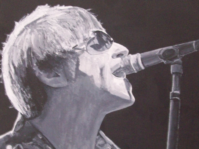 Liam Gallagher Painting